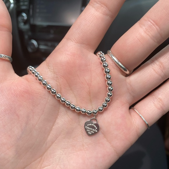 Tiffany & Co. Jewelry Brand New Tiffany Heart Tag Bead Bracelet